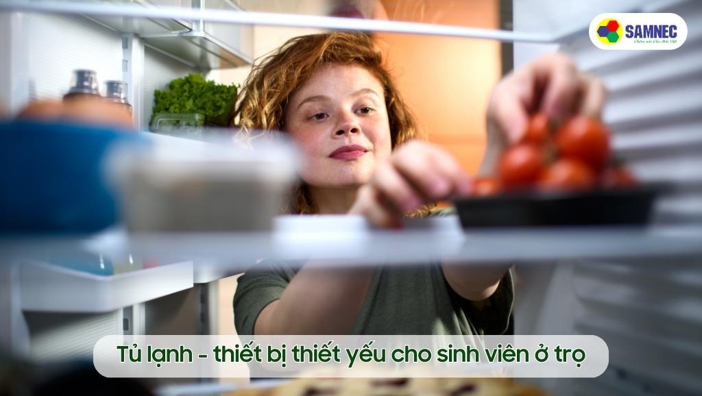 Tủ lạnh - thiết bị thiết yếu cho sinh viên ở trọ