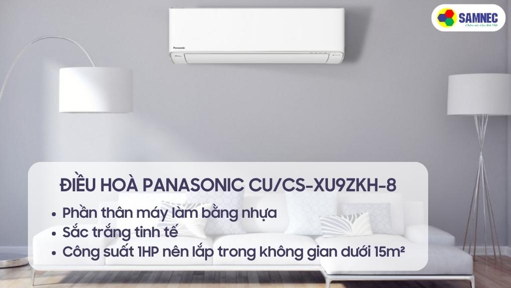 Điều hoà Panasonic Inverter 1HP CU/CS-XU9ZKH-8