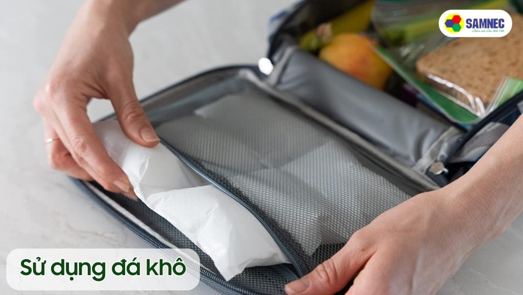 Sử dụng đá khô