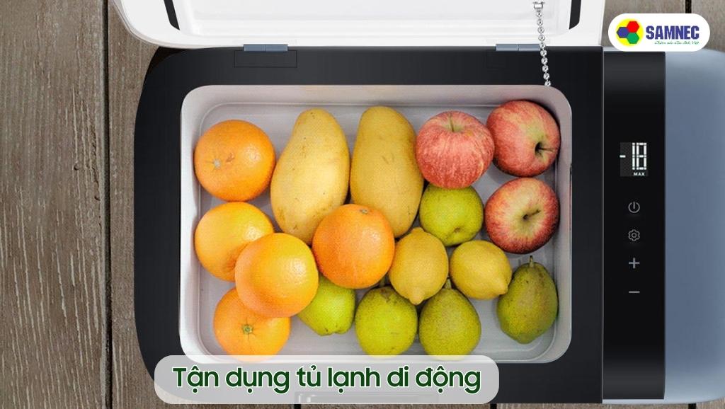 Tận dụng tủ lạnh di động