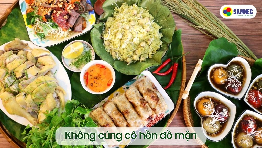 Không cúng cô hồn đồ mặn