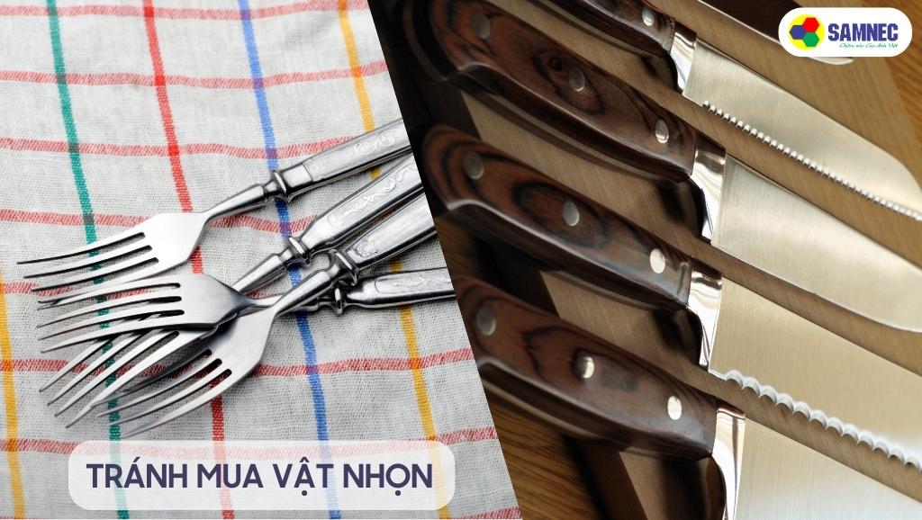 Tránh mua các vật nhọn