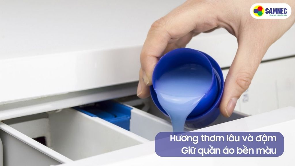 Nước giặt giúp bạn giữ quần áo bền màu