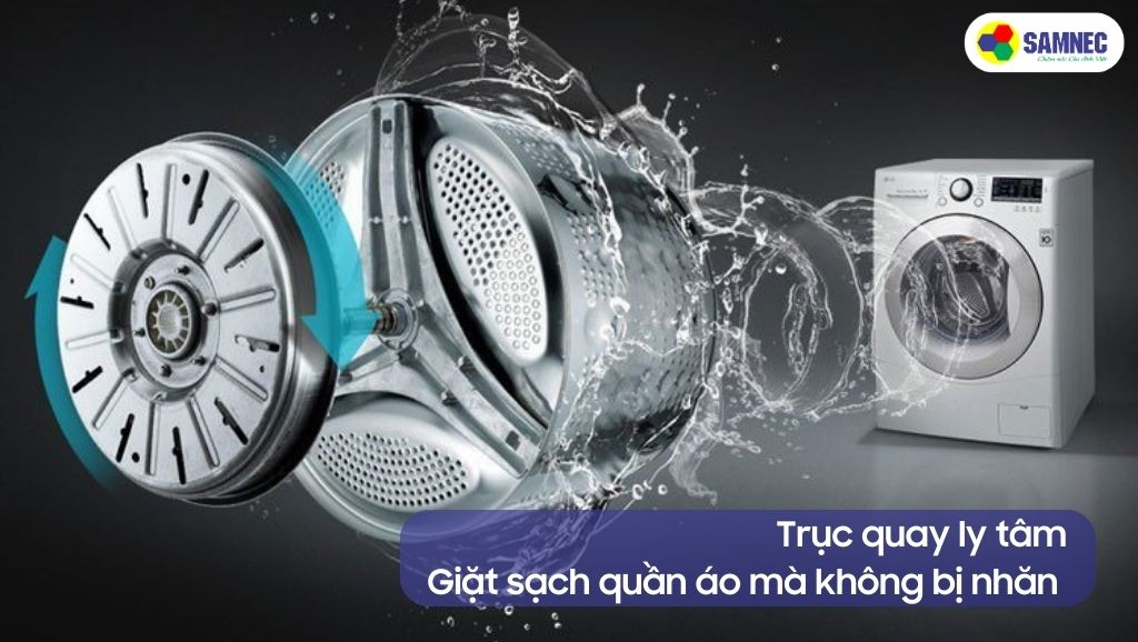 Tình trạng bọt tràn ra ngoài máy