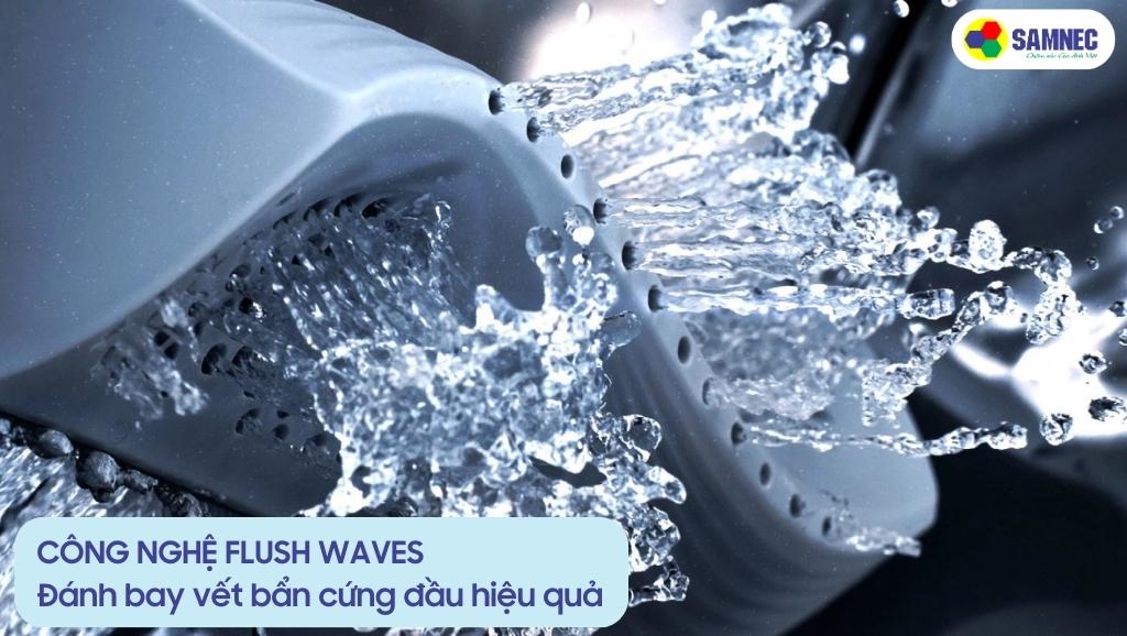 Công nghệ Flush Waves của máy giặt Toshiba Inverter TW-BK95S3V(SK)