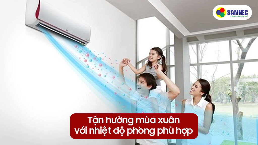 Cách điều chỉnh và sử dụng điều hòa phù hợp với mùa xuân
