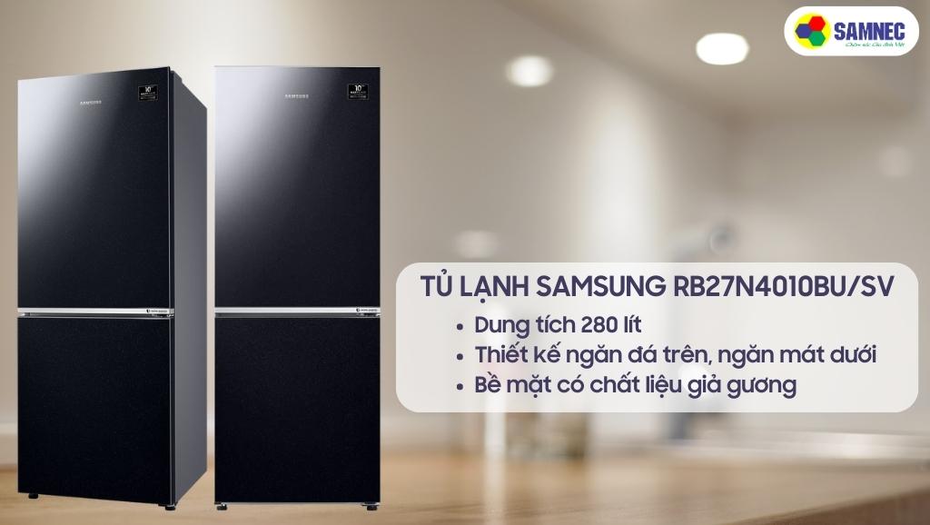 Tủ lạnh Samsung Inverter RB27N4010BU/SV