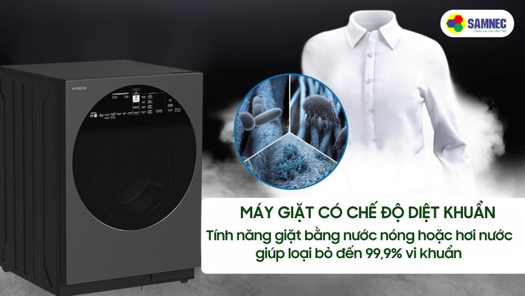 Máy giặt có chế độ diệt khuẩn