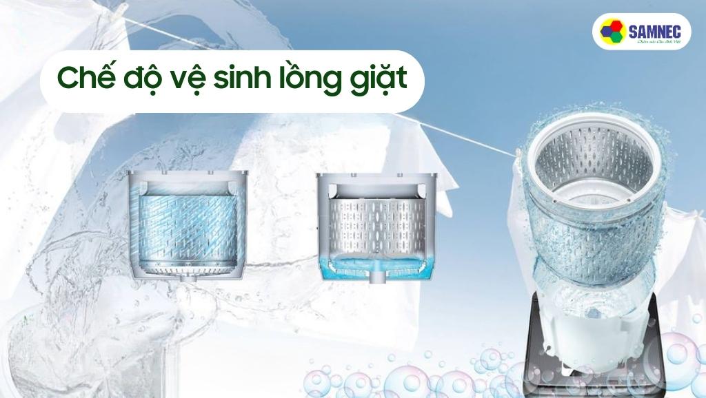 Máy giặt có chế độ vệ sinh lồng giặt