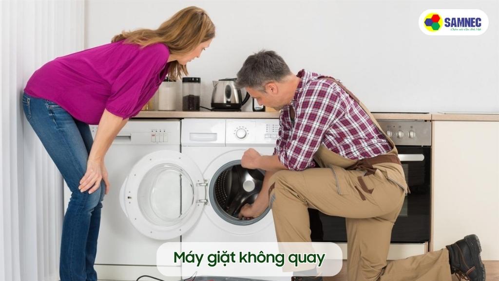 Máy giặt không quay