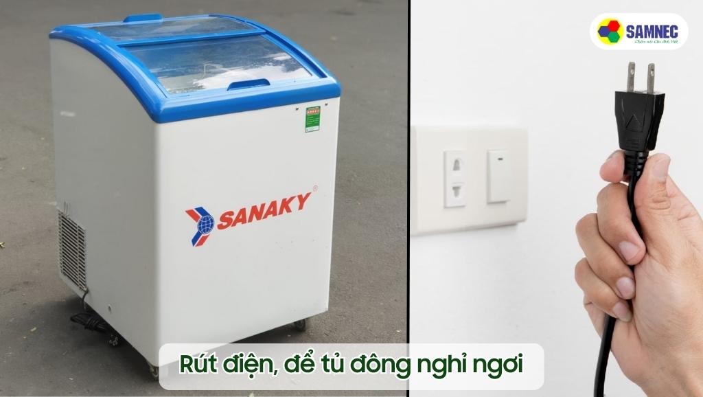 Để tủ đông nghỉ ngơi