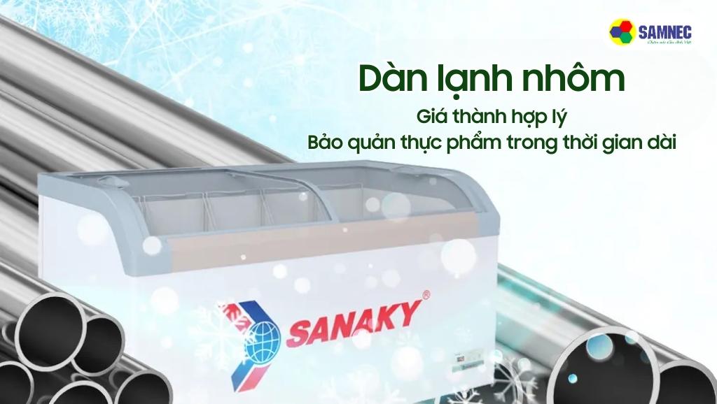 Tủ đông dàn lạnh nhôm