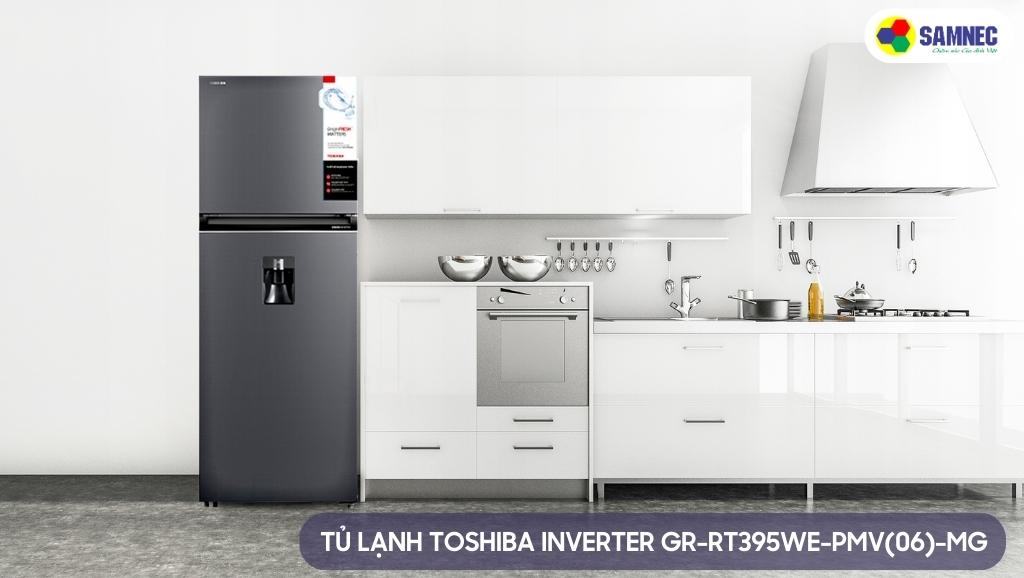 Tủ lạnh Toshiba Inverter GR-RT395WE-PMV(06)-MG