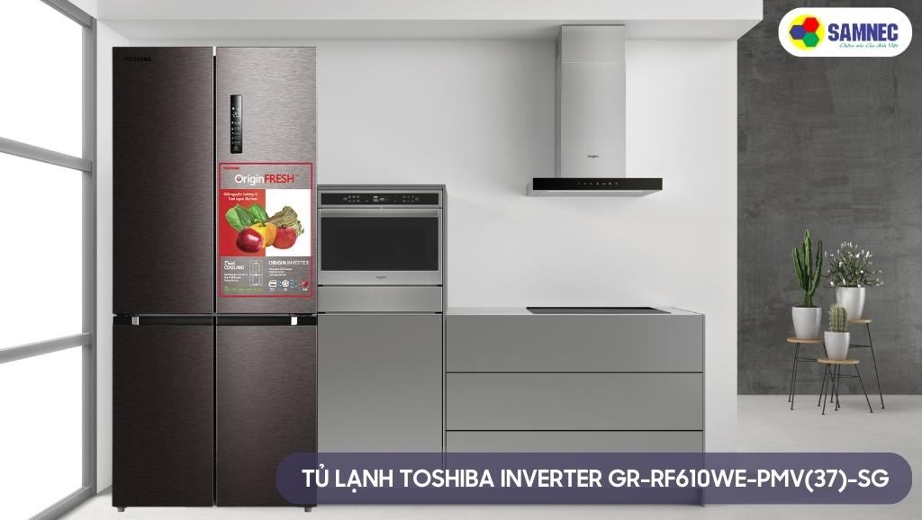 Tủ lạnh Toshiba Inverter GR-RF610WE-PMV(37)-SG