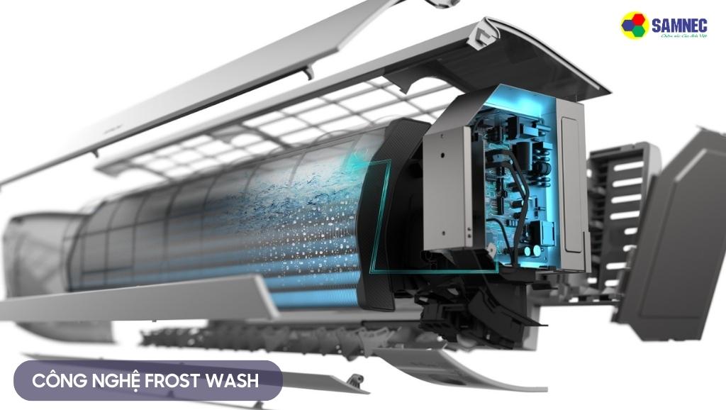 Công nghệ Frost Wash tự làm sạch dàn lạnh hiệu quả