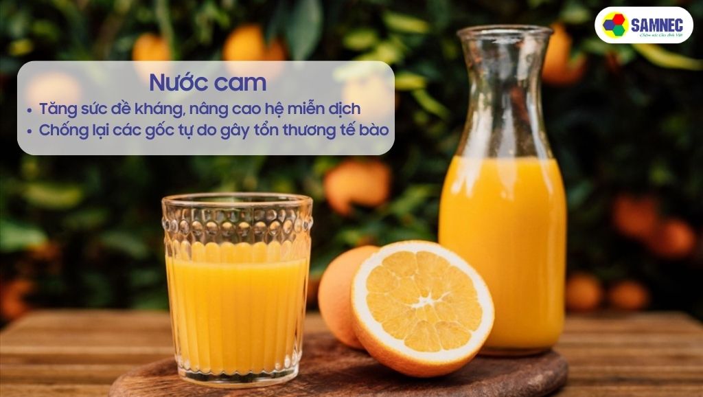 Công dụng của nước cam