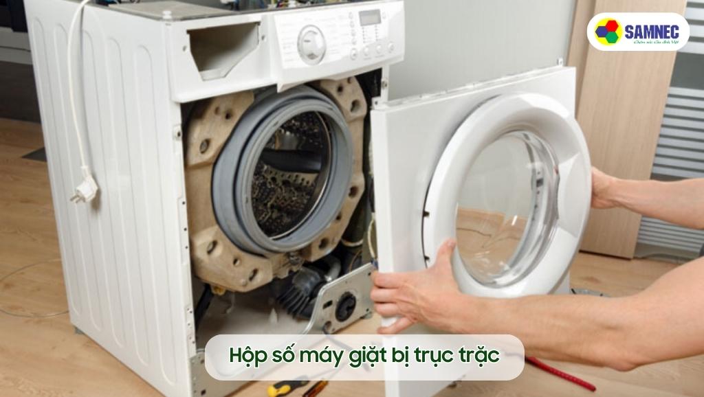 Hộp số máy giặt bị trục trặc