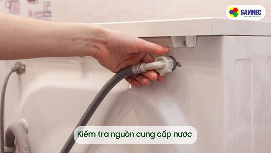 Kiểm tra nguồn cung cấp nước của máy giặt