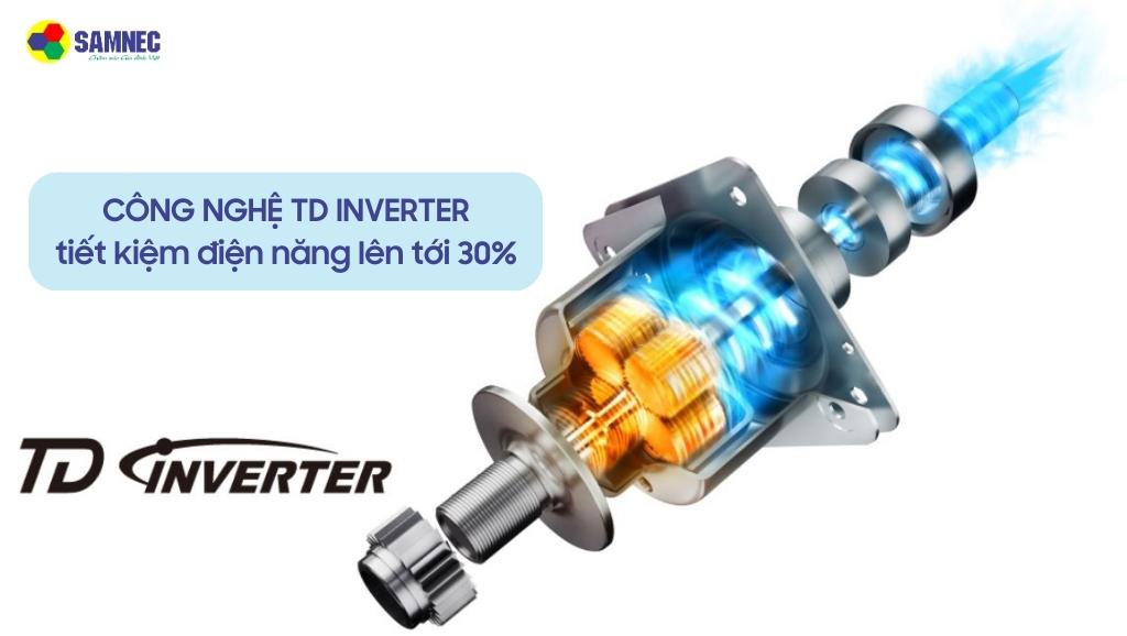 Công nghệ TD Inverter của máy giặt Panasonic