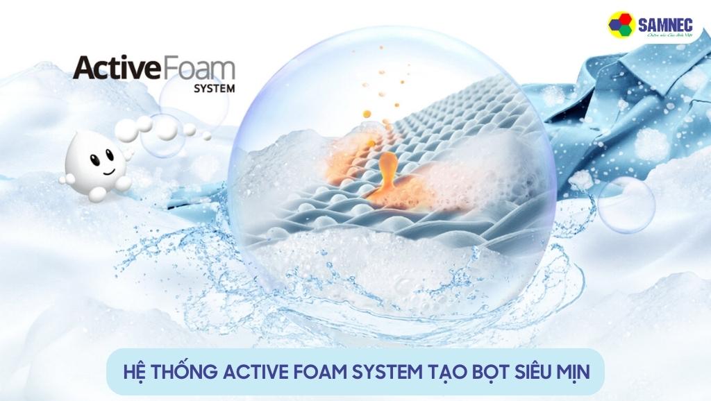 Hệ thống Active Foam System tạo bọt siêu mịn