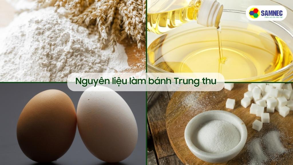 Nguyên liệu làm bánh Trung thu