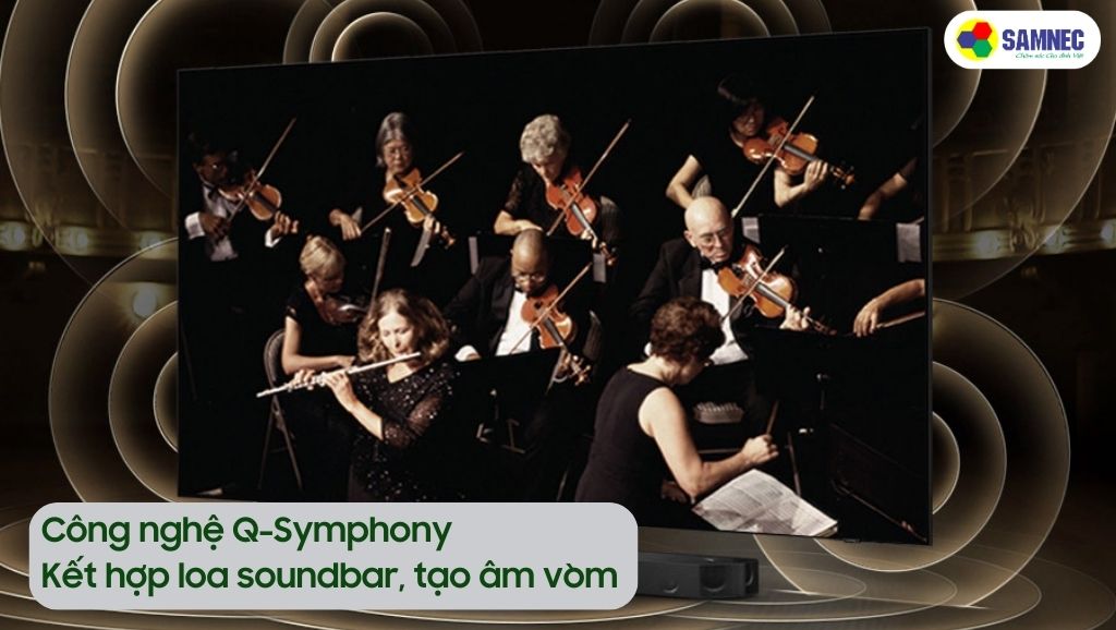 Công nghệ Q-Symphony trên tivi Samsung 8K