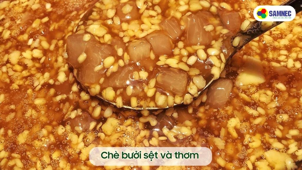 Chè bưởi sệt và thơm