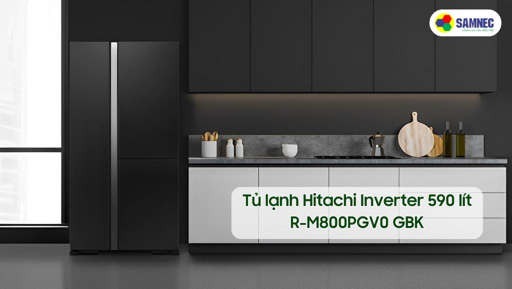 Tủ lạnh Hitachi Inverter 590 lít R-M800PGV0 GBK