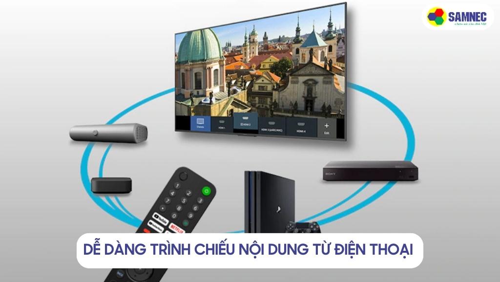 Dễ dàng trình chiếu nội dung từ điện thoại lên tivi