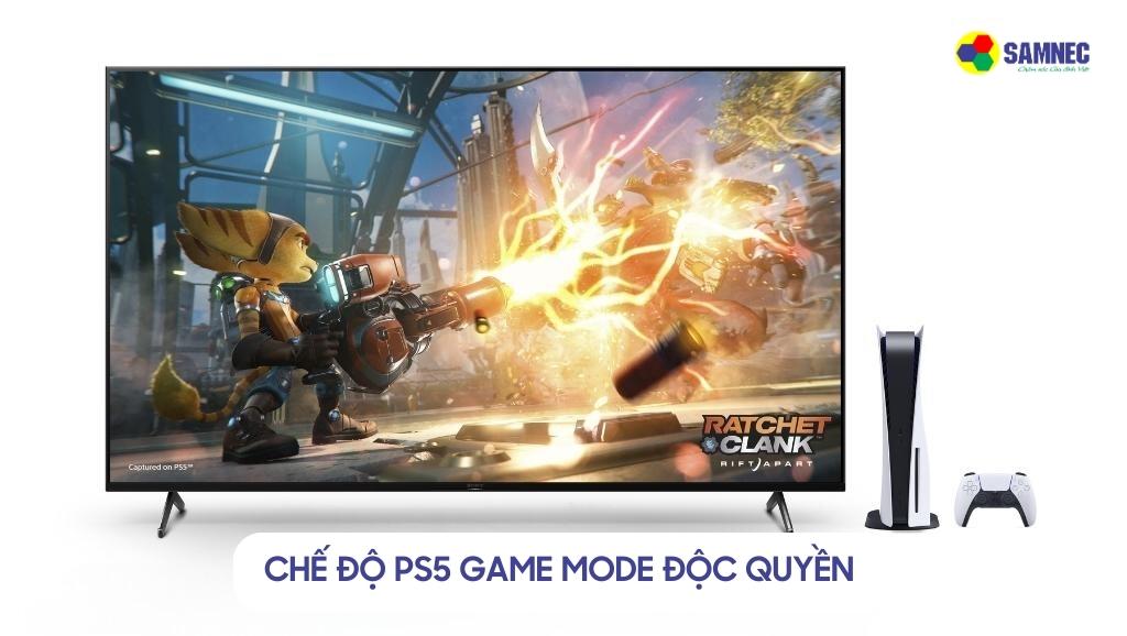 Chế độ PS5 Game Mode trên tivi độc quyền