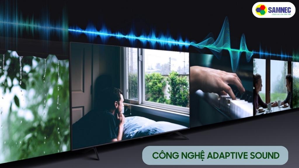 Công nghệ Adaptive Sound trên tivi Samsung QLED 4K Q63C