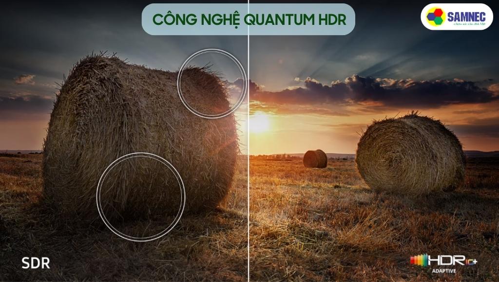 Công nghệ Quantum HDR của tivi Samsung QLED 4K Q63C