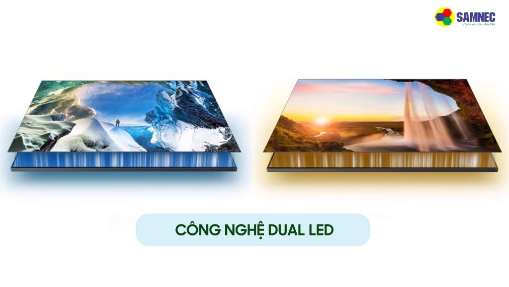 Công nghệ Dual LED trên tivi Samsung QLED 4K Q63C