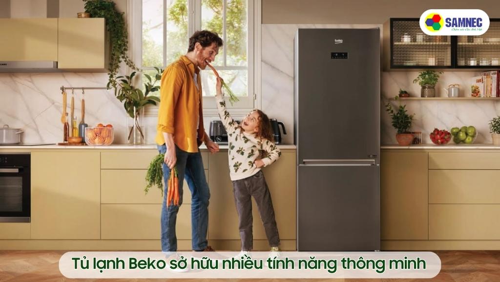 Tủ lạnh Beko sở hữu nhiều tính năng thông minh