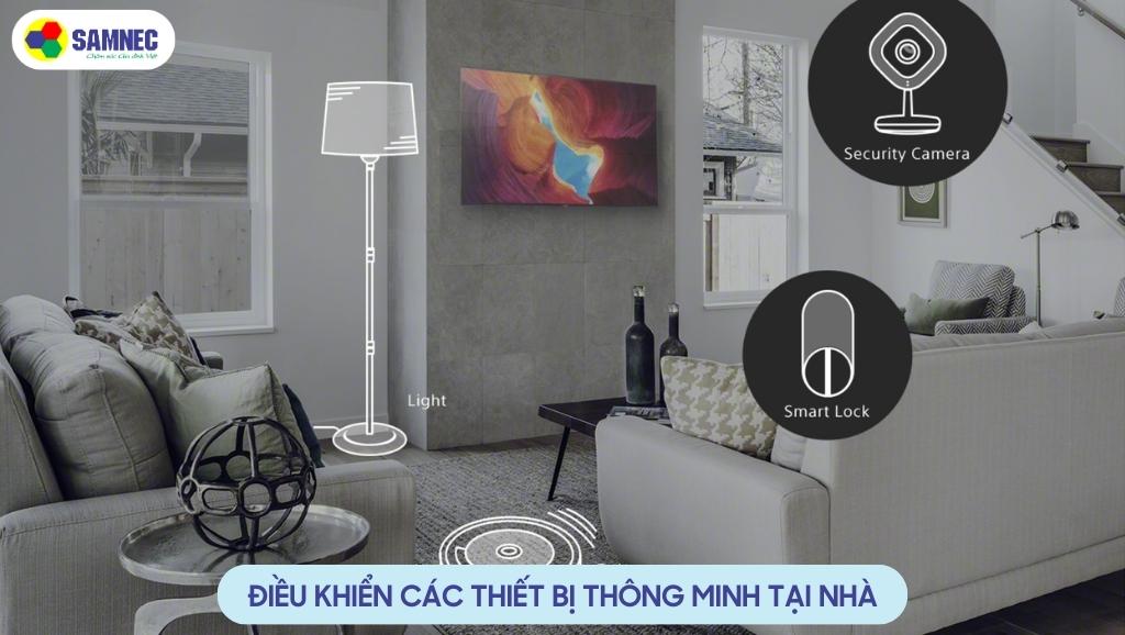 Điều khiển các thiết bị thông minh tại nhà trên tivi Sony