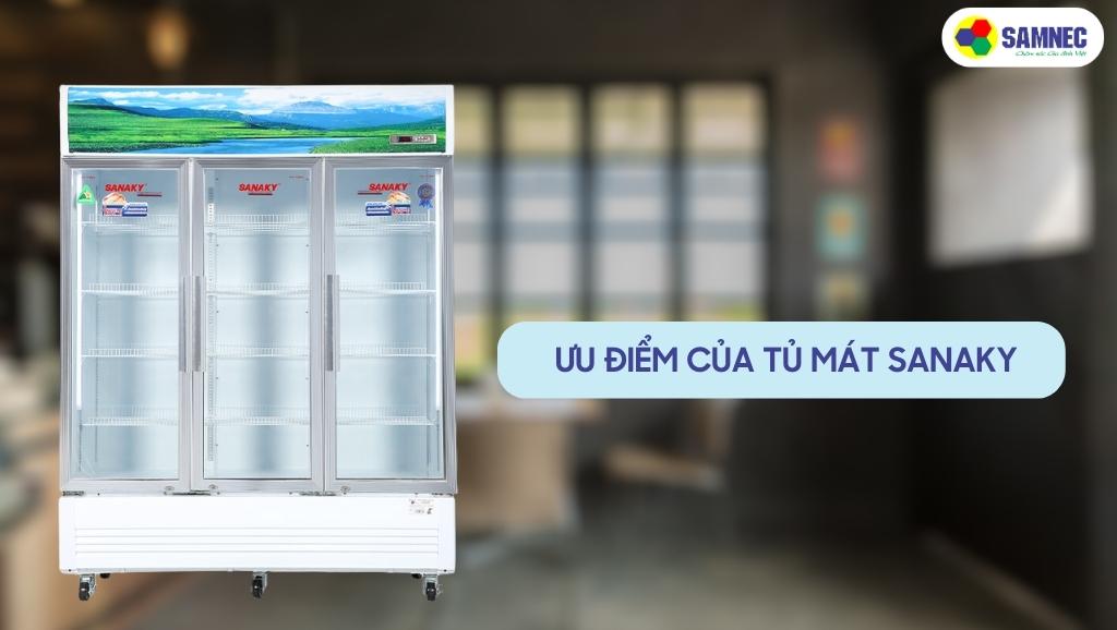 Ưu điểm của tủ mát Sanaky