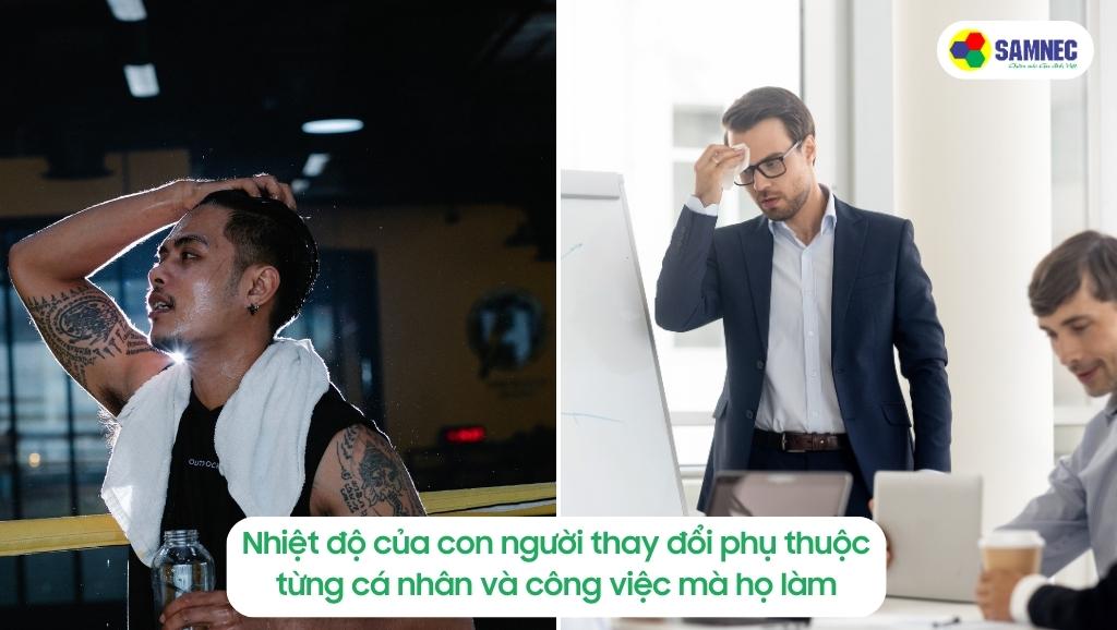 Nhiệt độ cơ thể con người ảnh hưởng đến công suất làm lạnh của điều hòa