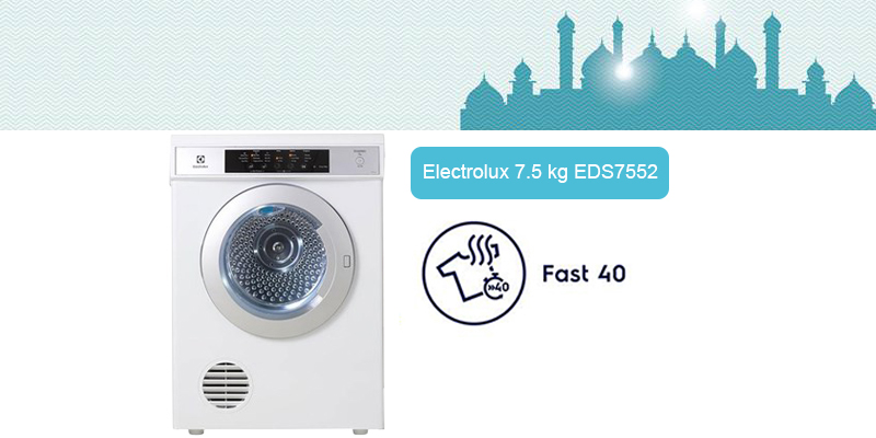 Sấy nhanh trong vòng 40 phút Sấy nhanh trong vòng 40 phút