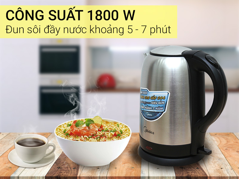 Bình siêu tốc Midea MK-17SS 1.7 lít