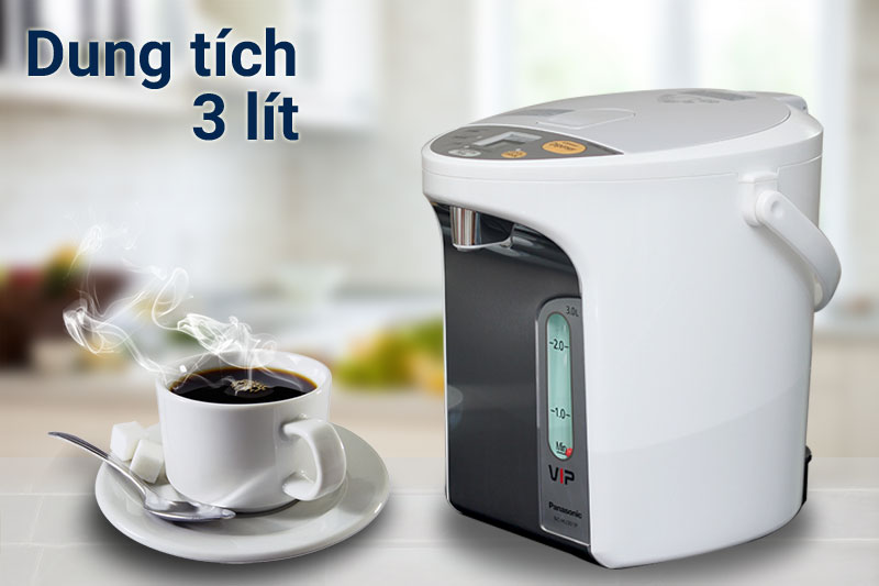 Bình thủy điện Panasonic NC-HU301PZSY 3 lít Bình thủy điện Panasonic NC-HU301PZSY 3 lít