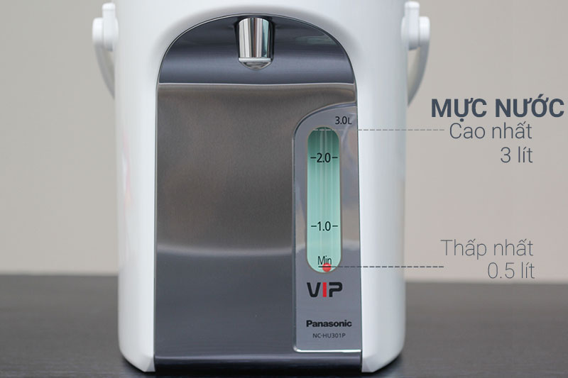 Bình thủy điện Panasonic NC-HU301PZSY 3 lít Bình thủy điện Panasonic NC-HU301PZSY 3 lít
