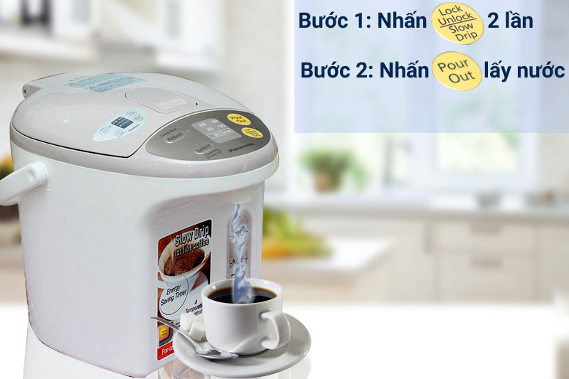 Bình thủy điện Panasonic NC-EG2200CSY 2.2 lít