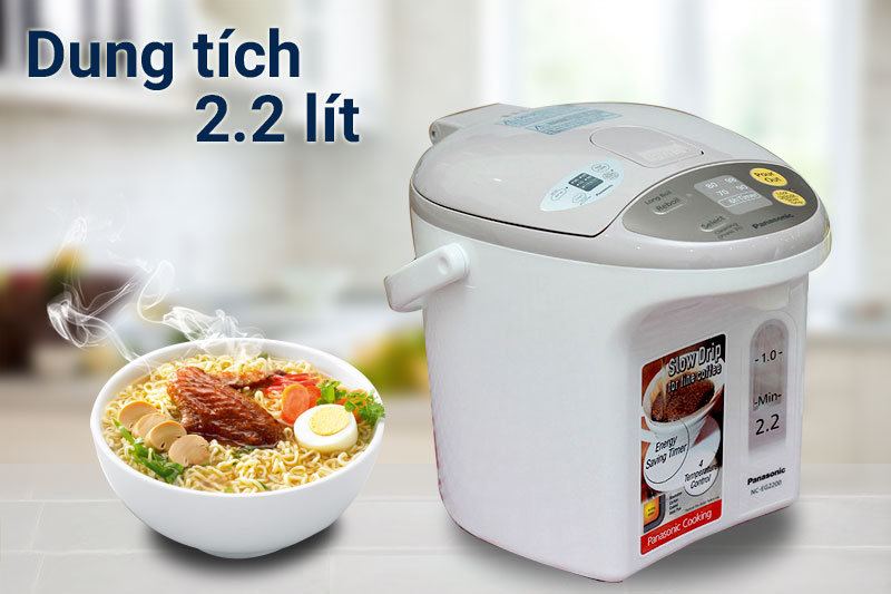 Bình thủy điện Panasonic NC-EG2200CSY 2.2 lít