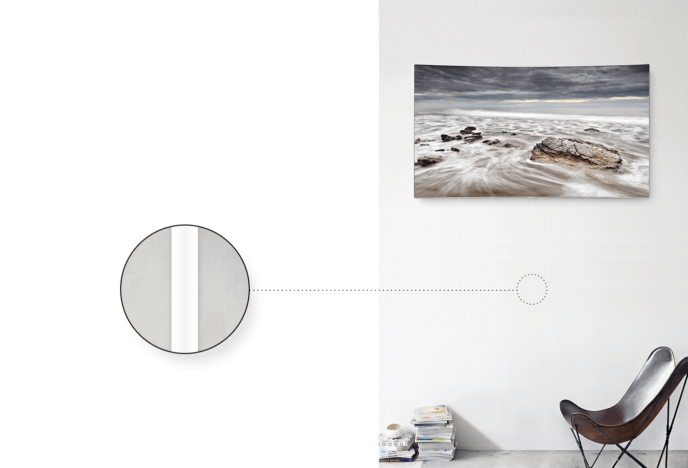 Samsung qled 2018 Space cable visual