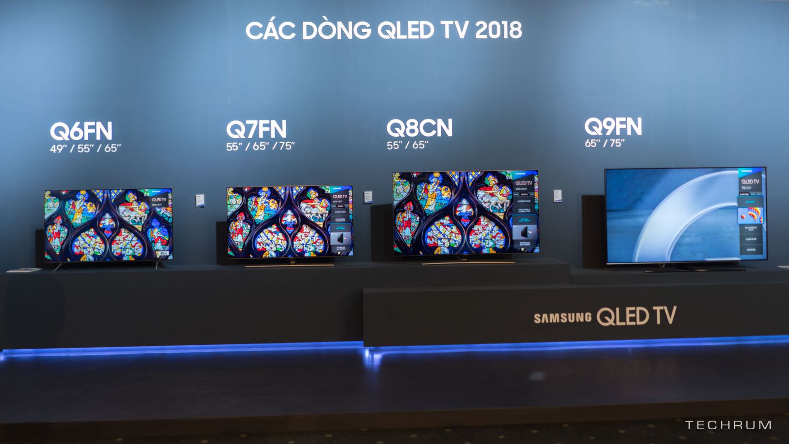 Các dòng TV Qled 2018