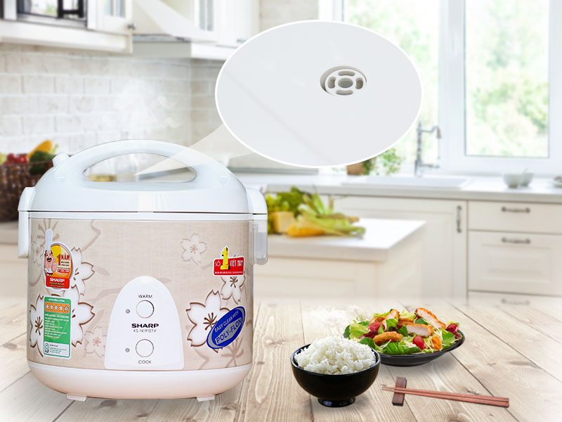 Nồi cơm nắp gài Sharp KS-N191ETV 1.8 lít