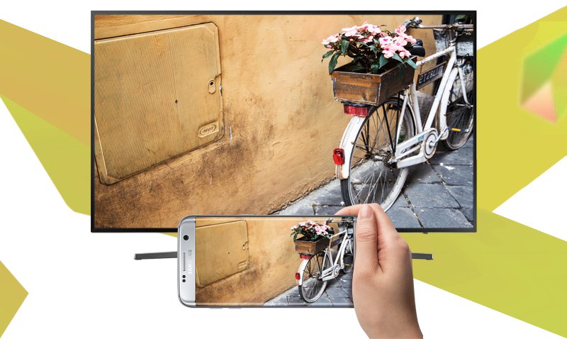 Kết nối qua tính năng Screen Mirroring trên Smart tivi