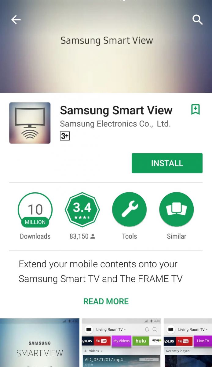 Sử dụng ứng dụng Samsung Smart View trên Smart tivi Samsung