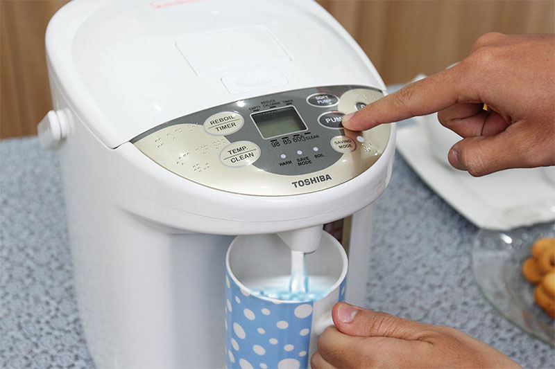 Bình thủy điện Toshiba PLK-45SF(WT)VN 4.5 lít