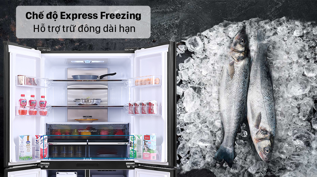 Chế Độ Express Freezing - Tủ Lạnh Sharp